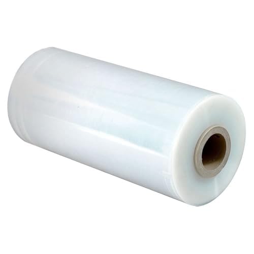 12 Inch (30 cm) x 300 Meters Biodegradable Transparent Large Size Stretchable Film wrap Roll for Packing and Multipurpose use (Pack of 1)