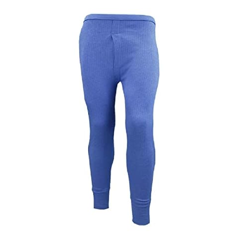 YAHOMI® Pack of 1 & 2 Men's Thermal Trousers Long Johns Warm Underwear Base Layer, S M L XL XXL Thermals (as8, Alpha, x_l, Regular, Regular, Blue, XL) Cover