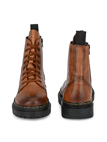 Image of Delize Men's Brown Grey Derby Boots