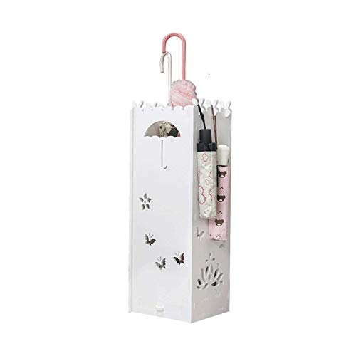 Porte-parapluies intérieur et extérieur de 51 cm avec bac d'égouttage amovible