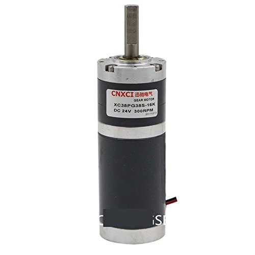ZKLGS Stepper Motor, 38PG38S Planetary Reducer 38mm Brushed Shaft Diameter 8mm DC 12V24V High Torque Low Speed Geared Mo