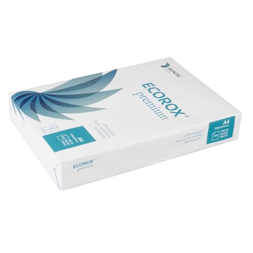 Basic Druckerpapier DIN A4 – 500 Blatt – Weißes Ecorox Mehrzweck Kopierpapier - CIE Weiße 160 – Ideal für Büro und Heim (1 Ries | 500 Blatt) Basic Druckerpapier DIN A4 – 500 Blatt – Weißes Ecorox Mehrzweck Kopierpapier - CIE Weiße 160 – Ideal für Büro und Heim (1 Ries | 500 Blatt)