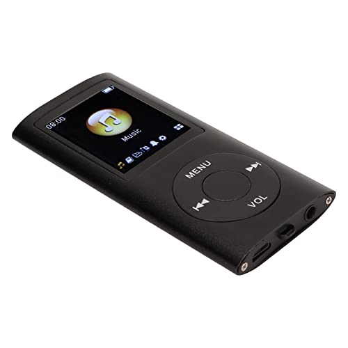 Lettore MP3 portatile Compact Design 1,8 pollici LCD High Fidelity Sound Music Player dispositivo audio digitale Metal Body Memory Supporto (nero) Lettore MP3 portatile Compact Design 1,8 pollici LCD High Fidelity Sound Music Player dispositivo audio digitale Metal Body Memory Supporto (nero)