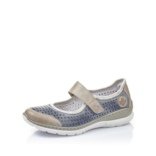 Image of Rieker NikitaB5 Sneaker Womens Slip On 37 M EU BlueSteel