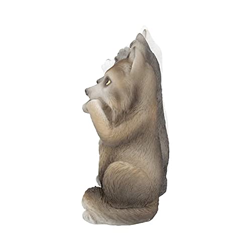 Nemesis Now - Confucius Three Wise Wolves Figurines - 10cm - Set of 3 Figurines - See no Evil, Hear no Evil, Speak no Evil