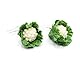 Miniblings Blumenkohl Ohrringe Kohl Salat Gemüse Bauer Handarbeit - Handmade Modeschmuck I Ohrhänger Ohrschmuck vergoldet
