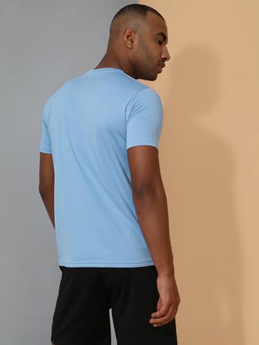 Image of EPPE Men's Round Collar T-Shirt | Regular & Dry Fit Summer Stylish Casual Tee | Polyester Half Sleeve T-Shirts for Men.