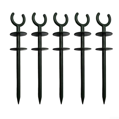 Herramienta de jardín simple para dirigir mangueras sobre áreas delicadas sin pisar puntos de crecimiento emergentes (5 piezas)