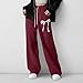 Pants for Girls Elastic Waist Casual Sweatpants Plus Size Fashion Print Drawstring Loose Casual Outdoor Kids Trousers