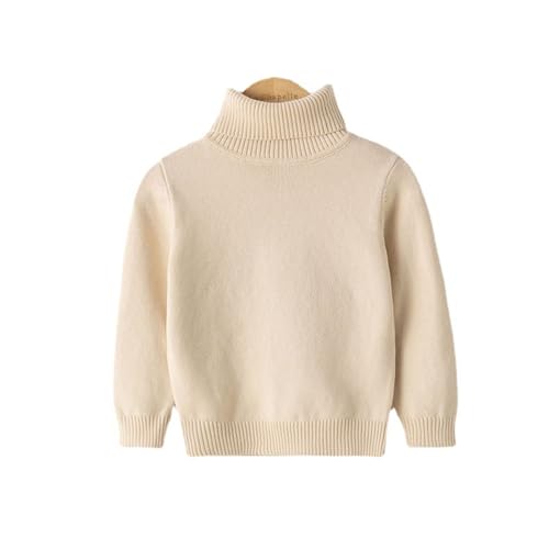 Girls Boys Turtleneck Knit Sweater Kids Pullover Sweaters Solid Long Sleeve Casual Winter Fall Tops3
