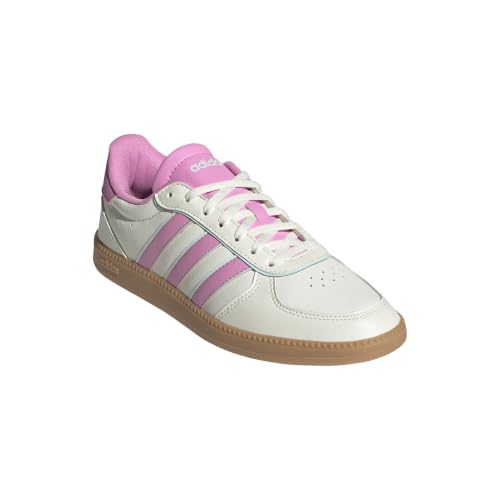 Image of adidas Womens Breaknet Sleek Sneakers Shoes Casual - Brown