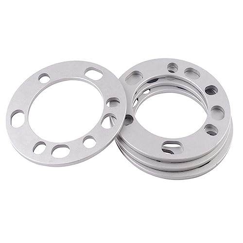 Auto Rad Dünne Abstandshalter,Asudaro 4 Stück 10 Mm Metall Hubzentrische Spurver Rad Breiterungen Passend Für 5 X 135/5 X 139,7/6 X 135/6 X 139,7 Schraubenmuster Für 5/6 Loch-Räder/Felgen