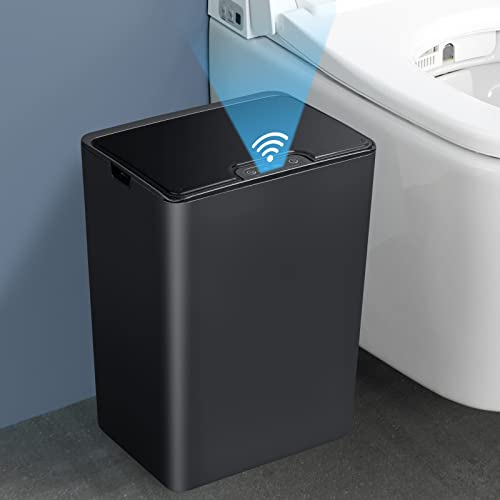 Anborry Bathroom Automatic Trash Can 3.5 Gallon Touchless Motion Sensor