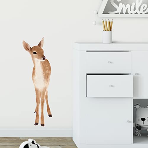 Vinilo decorativo pared ciervo RoyoLam removible 60x30 cm miniatura 1