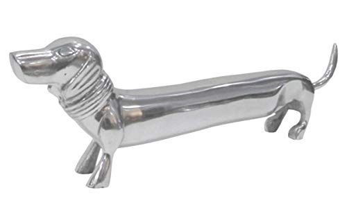 Chien teckel extensible en aluminium massif, le cadeau idéal pour amoureux de design