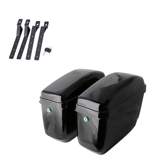 Sacoches de selle universelles moto pour partir en road trip équipé sur VTX1300