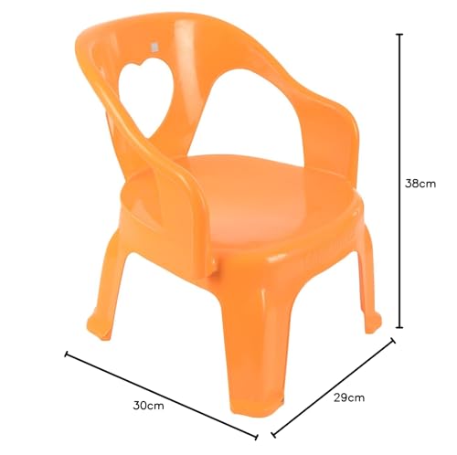 Image of Samruddhi Chintu Special Plastic Kids Chair, 29 Cms X 30 Cms X 38 Cms, Yellow