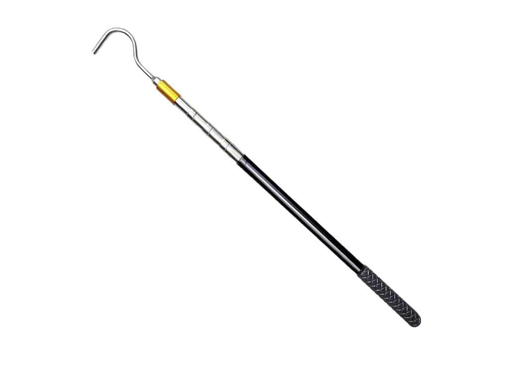 Asta Telescopica con Gancio per Tenda da Sole, 1PCS Apri da Sole, Barra di Traino per da Sole, Gancio a Serpente Trappola, Apriscatole Camper Asta per Tende, Camper, Finestre