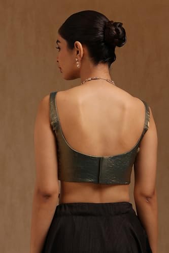 Image of Soch Women's Glass Tissue Sleeveless Blouse