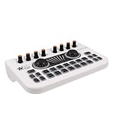 Interface de mixage audio précise : contrôlez chaque nuance de votre diffusion ou de votre événement karaoké avec cette interface audio de mixage, garantissant des résultats pour les utilisateurs de processeurs de karaoké numériques et de consoles de mixage musical, de table de son dj, de mixeur de son karaoké