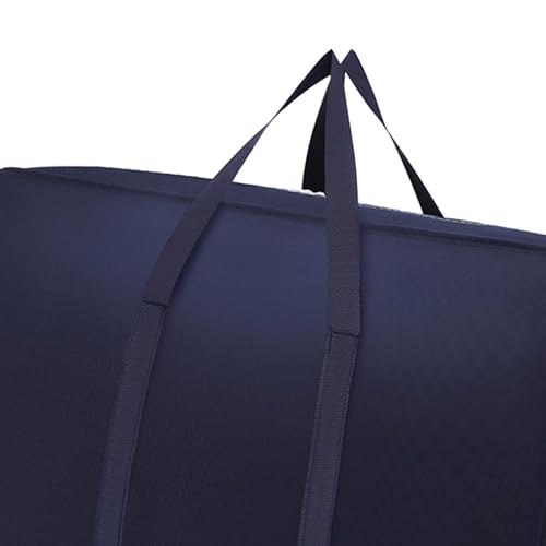 Bolsa de almacenamiento para mudanzas grande y plegable de color azul oscuro individual 4