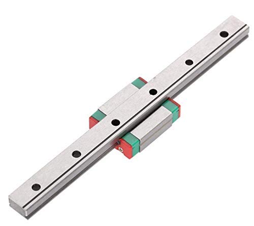 MR15 MGN15 350mm Miniature Rail Guide x 1 pcs + MGN15C Slider of Rail Guide x 1 pcs for Miniature Linear Motion