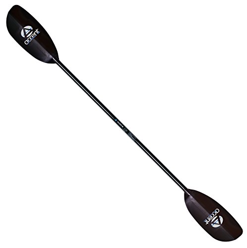 Accent Paddles Kauai Carbon Touring/Recreational Kayak Paddle (2 Piece), Black, 230cm