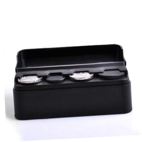 Caja para Monedas Negra 2 Piezas para Auto miniatura 1