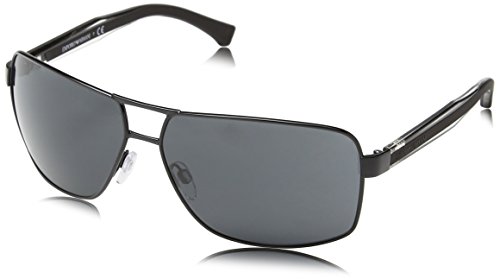Emporio Armani EA2001 Sunglasses-301487 Black (Gray Lens)-64mm