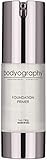 BODYOGRAPHY - Foundation Primer (Clear): Flawless Anti-Aging Salon Makeup Primer w/Vitamin E, A, Jojoba, Grapeseed Oil | Control Shine | Gluten-Free, Cruelty-Free, 1 oz.