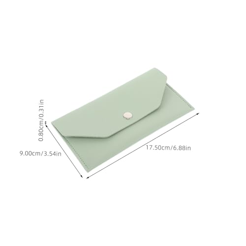 Long PU Leather Wallet for Women Elegant Cash Envelope Holder with Ample Storage Portable Card Pouch for Everyday Use and Travel Minimalist Design for Cash Cards and Coins2