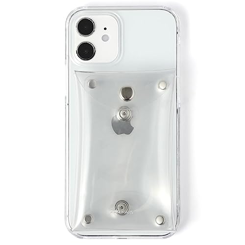 COVERARY i Phone 12 mini p P[X wʃNA ACtH J[h|Pbgt }OlbgȂ X}zP[X NAP[X Vv X}zJo[ S@Ή wʕی y ^  lC ϏՌ n[hP[X wʃP[X