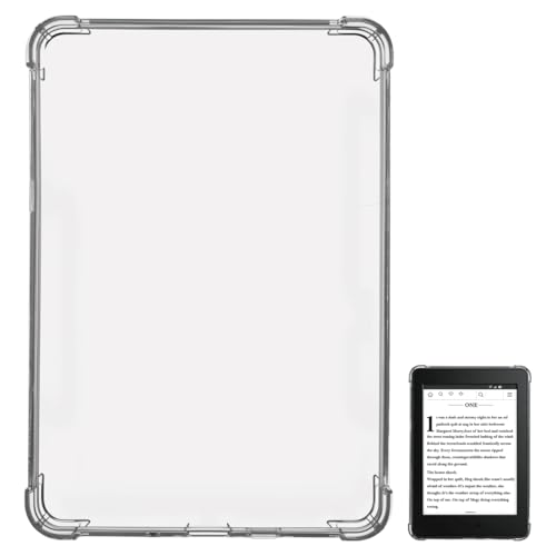 Hoement Reader Schutzhülle Transparent TPU Hülle Stoßfestes Cover Kompatibel für Kindle A11(2022) Durchsichtige Schutz Hülle mit Aufprallschutz und Kratzfestigkeit