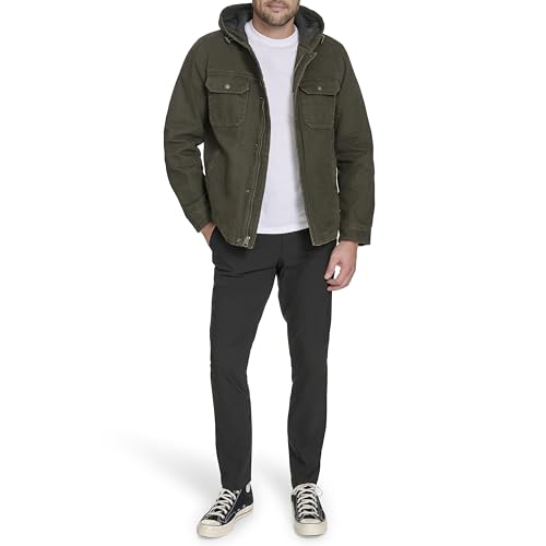 Levi's Men's Cotton Canvas Hooded Jacket2