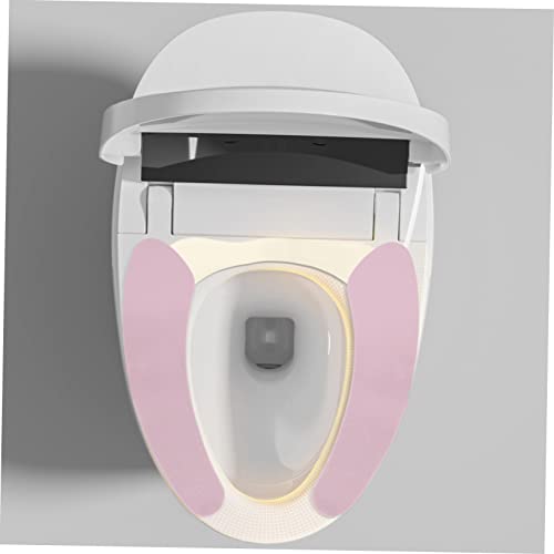 DOITOOL 5 Stücke Matte Kissen Beheizbare Badezimmerabdeckung Sitzdeckel Elektrisch Weiß Längliche Heizung Sitze Gepolstert Einfache Tank Toiletteninstallation Wärmerauflage Hause – Bild 3