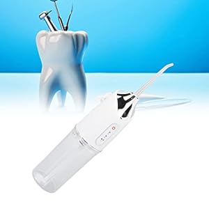 Monddouche Snoerloos, Monddouche Snoerloos Elektrisch voor Het Reinigen van Tanden, Professionele Waterflosser, Monddouche IPX7 Waterdicht, Gebitsreiniger met 220ML Waterreservoir 4 Standen en 6 Monds