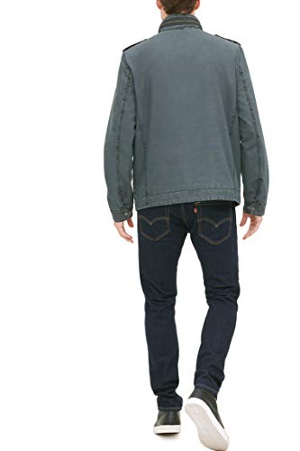 Image of LEVI'S Men's Washed Cotton Military Jacket (Regular & Big & Tall Sizes)