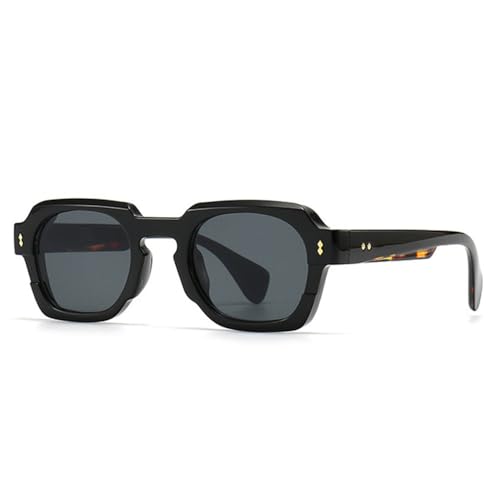 Lunettes de soleil carrées de mode LVTFCO pour femmes et hommes