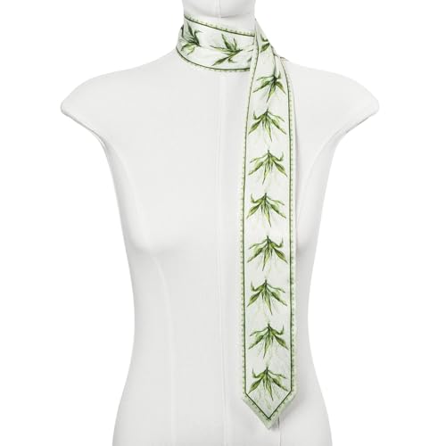 1 Pack Purse Scarf Handbags Skinny Twill Hair Scarves Narrow Neck Scarf Band Women Fashion Accessories Bag Charms3