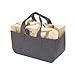 Produktbild Kaminholz Tasche Filz 50 x 25 x 25 cm Kaminholzkorb Grau