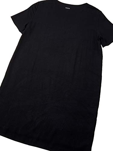 Triton Vestido Casual de Malha com Aplicação Feminino, M, Preto