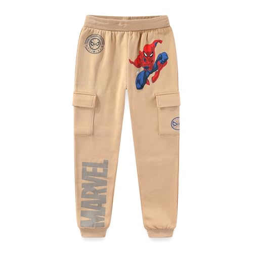 Marvel Spider-Man Boys 2 Pack Pants for Little to Big Kids (Size: 4-12)3