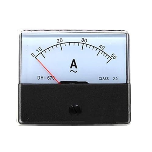 Ampèremètre de courant pointeur mécanique AC DH-670 avec cadran haute lisibilité 30A