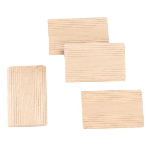 ViaGasaFamido 100 Pack 5x19x30mm Beechwood Lose TaNo Domino Lose Tenon Tischlerei für Möbelschrank