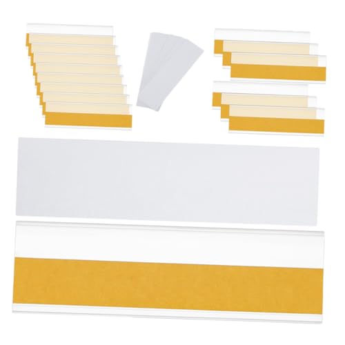 Amosfun �S���������v���X�`�b�N���x���z���_�[ 50�Z�b�g �C���f�b�N�X�J�[�h���[�|�P�b�g �I�p���i�^�O�z���_�[ ���� �I�t�B�X�����p