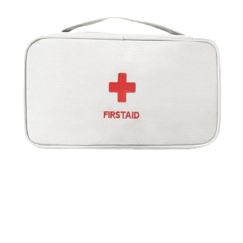 XINGSUI 1 Pieza vacío Bolsa de Primeros Auxilios, pequeña Bolsa de Medicina, Borsa Pronto Soccorso Vuota, para el hogar,Oficina,vehículo,Camping, Lugar de Trabajo y Actividades al Aire Libre (vacío)
