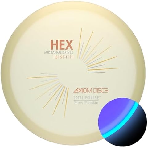 Axiom Discs Total Eclipse Glow 2.0 Hex Disc Golf Midrange (175-180g / Colors May Vary) Cover