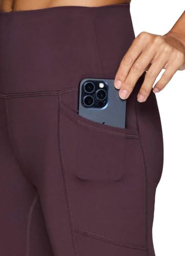 Leggings activos anti-transparencias RBX, mallas de cintura alta con bolsillos que no se bajan 2