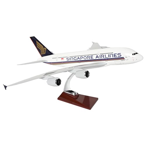 Image of Toys Uncle Diecast Aeroplane Scale Model, (46 CM A380 Singapore), Multicolor
