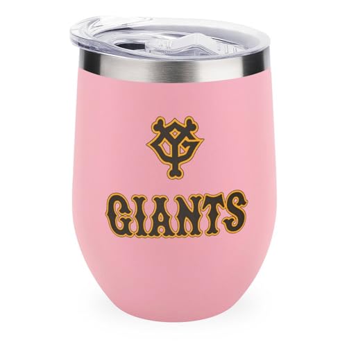 ワインタンブラー 読売ジャイアンツ 野球応援 卵殻カップ タンブラー 350ml U字型 コーヒーカップ 蓋付き ステンレス製 魔法瓶 保冷 保温 水筒 直飲み 応援グッズ プレゼント